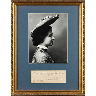 Helen Keller Signature