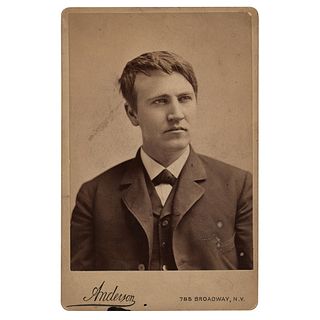 Thomas Edison Original Photograph