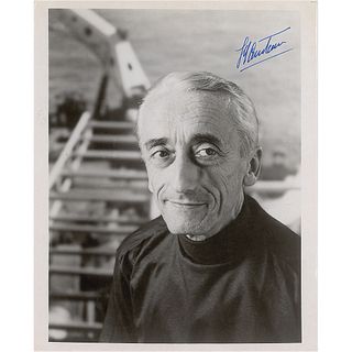 Jacques Cousteau Signed Photograph