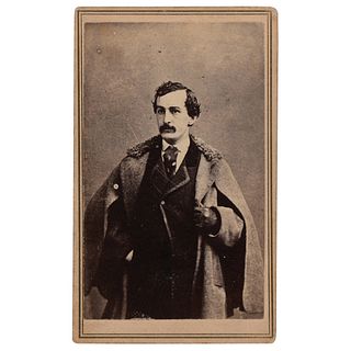 John Wilkes Booth Carte-de-Visite Photograph