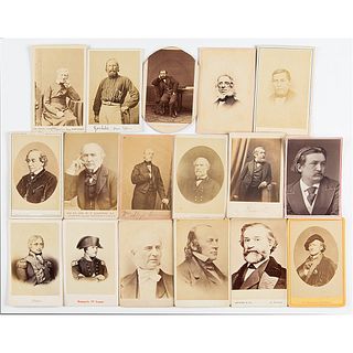 19th Century Notables (17) Cartes-de-Visite