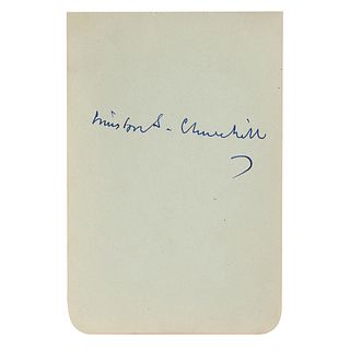 Winston Churchill Signature
