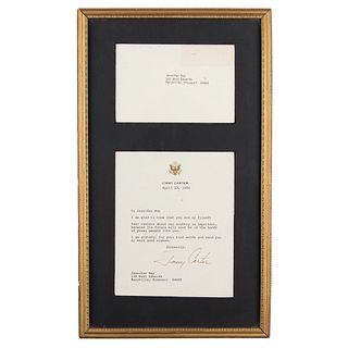 Jimmy Carter Typed Letter Signed