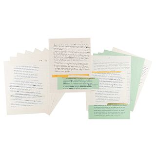 Ronald Reagan Handwritten and Typed Speech Draft