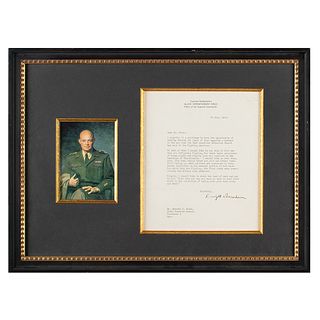 Dwight D. Eisenhower Typed Letter Signed
