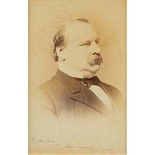 Grover Cleveland Signed Oversized Photograph as President