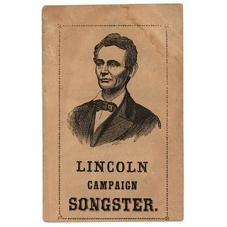 Abraham Lincoln 1864 Campaign Songster Booklet