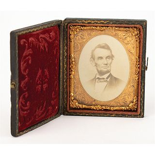 Abraham Lincoln Cased Photograph