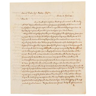 John Quincy Adams Autograph Letter Signed