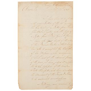 George Washington Letter Signed