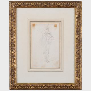 Attributed to William Blake (1757-1827): Male Figure