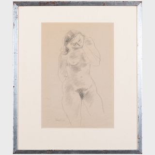 Yasuo Kuniyoshi (1889-1953): Nude