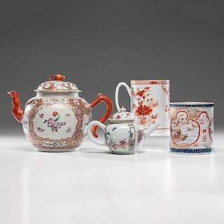 Chinese Export Teapots and Canns
