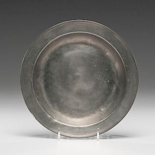 Rare North Carolina Pewter Plate