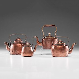 Dovetailed Copper Kettles, Plus