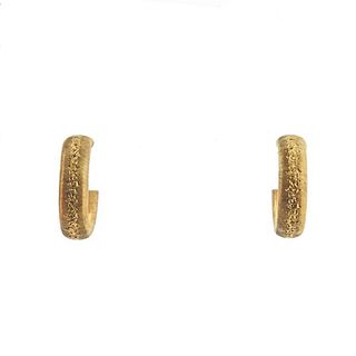 Buccellati 18k Gold Hoop Earrings