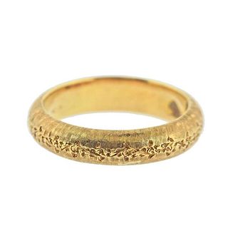 Buccellati 18k Gold Band Ring