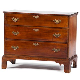 Chippendale Three Drawer Chest