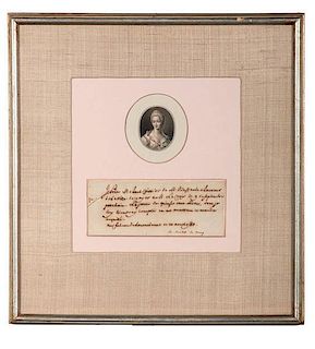 Madam du Barry, Document Signed, 1780 