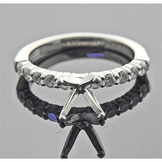 Danhov Platinum Diamond Engagement Ring Setting