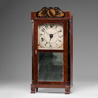 Silas Hoadley Miniature Upside Down Clock