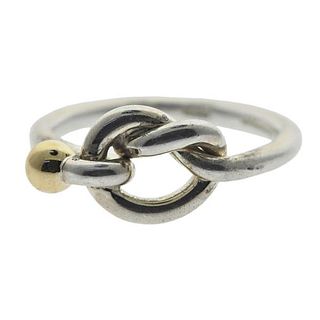 Tiffany &amp; Co Silver Love Knot Ring