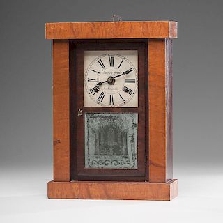 Chauncey Jerome Twin Fusee Box Shelf Clock
