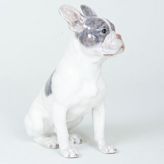 Royal Copenhagen Porcelain Model of a French Bulldog