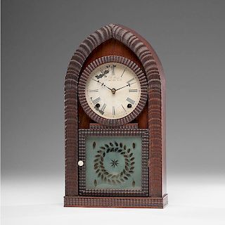 J.C. Brown Ripple Front Beehive Clock