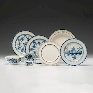 Assorted Early English Ceramic Tablewares