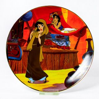Bradford Exchange Disney Aladdin Plate, Aladdin in Love