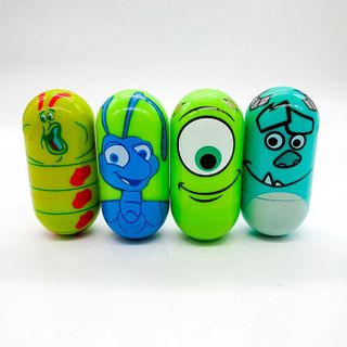 4pc Walt Disney/Pixar Wobble Toys