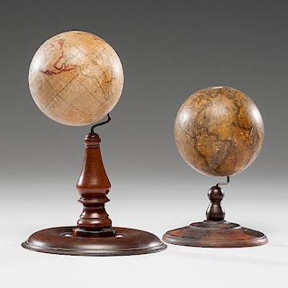 Early Wooden Teaching Globes