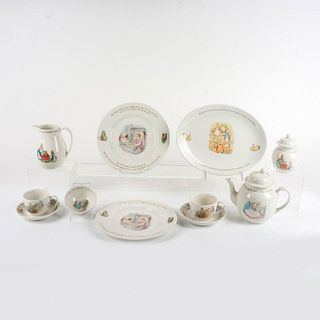 11pc Vintage Wedgwood Beatrix Potter, Peter Rabbit Tea Set