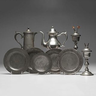 Sellew Pewter and Other Plates