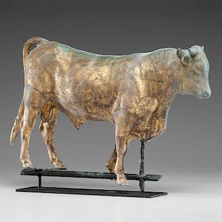 Copper Bull Weathervane
