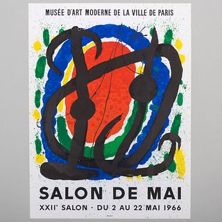 Joan Mir√≥ (1893-1983): Poster for the Exhibition 'XXII Salon de Mai' 