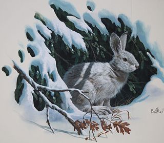 Don Balke (B. 1933) "Snowshoe Hare"
