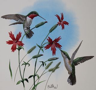 Don Balke (B. 1933) "Hummingbirds"
