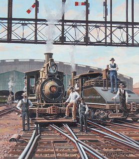 J. Craig Thorpe (B. 1948) "Missouri Locomotive"