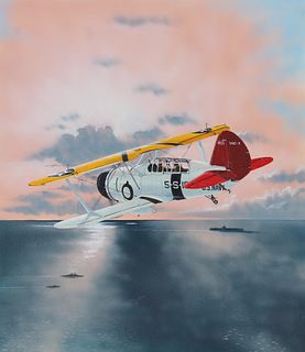 Steve Ferguson (B. 1946) Curtiss SB2C-3 Helldiver