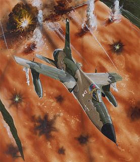 Steve Ferguson (B. 1946) "F-105D Thunderchief"