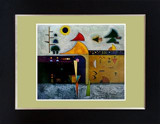 Wassily Kandinsky color plate lithograph after Kandinsky 1967