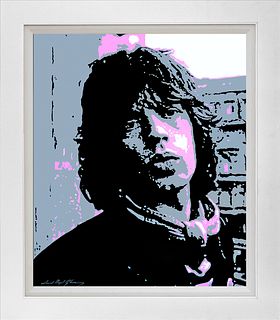 Mick Jagger in London  David Lloyd Glover Rolling Stones Limited Edition on canvas