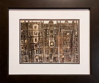 Jean DuBuffet Color plate Lithograph after DuBuffet
