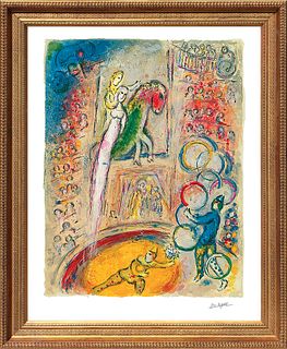 Marc Chagall-Limited Edition Lithograph after Chagall-Circus IV