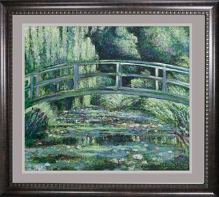 Japanese Bridge after Claude Monet Limited Edition on paper