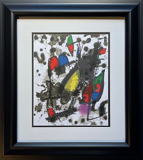 Joan Miro Lithograph after Miro  from 1970
