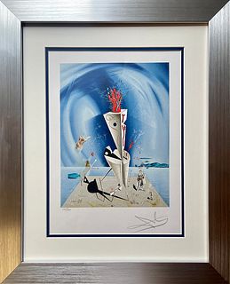 Salvador Dali Limited Edition Lithograph Hand signed and Numbered