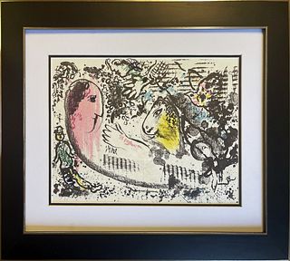 Marc Chagall Original Lithograph after Chagall 1970
